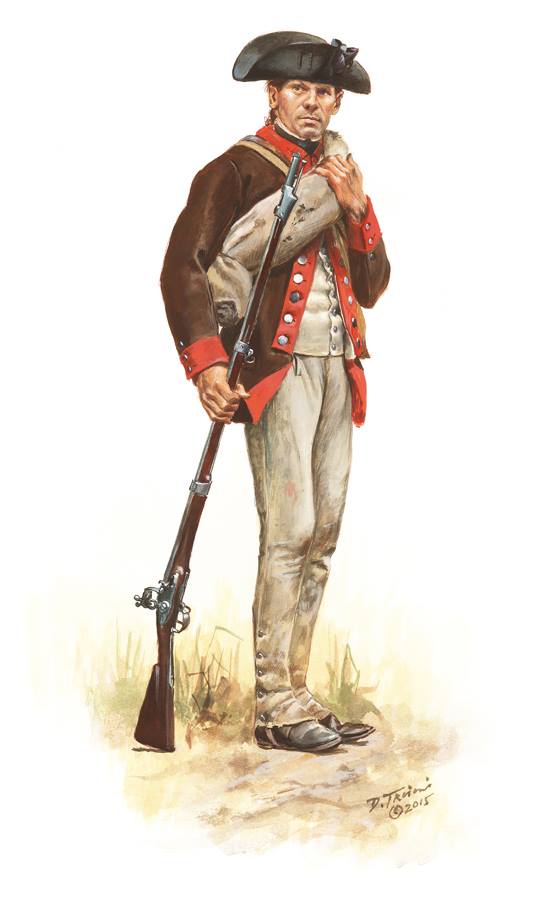 A soldier of the 12th Massachusetts, 1777. By Don Troiani