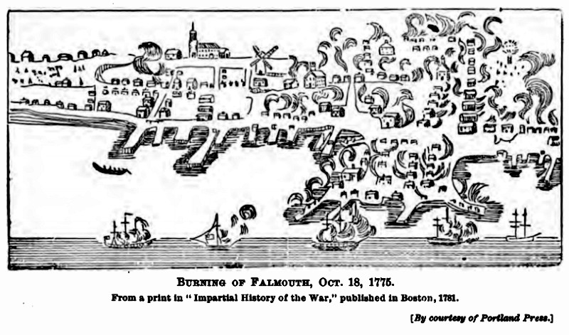 Burning of Falmouth, 1775 Burning of Falmouth, 1775