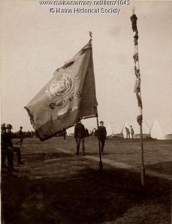 Maine National Guard encampment at Camp Keyes, 1898 (Maine Historical Society) Maine National Guard encampment at Camp Keyes, 1898 (Maine Historical Society)