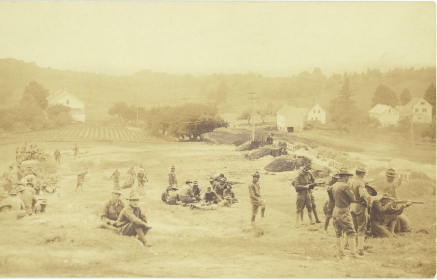 Subcaliber rifle range at Camp Keyes, 1917 Subcaliber rifle range at Camp Keyes, 1917