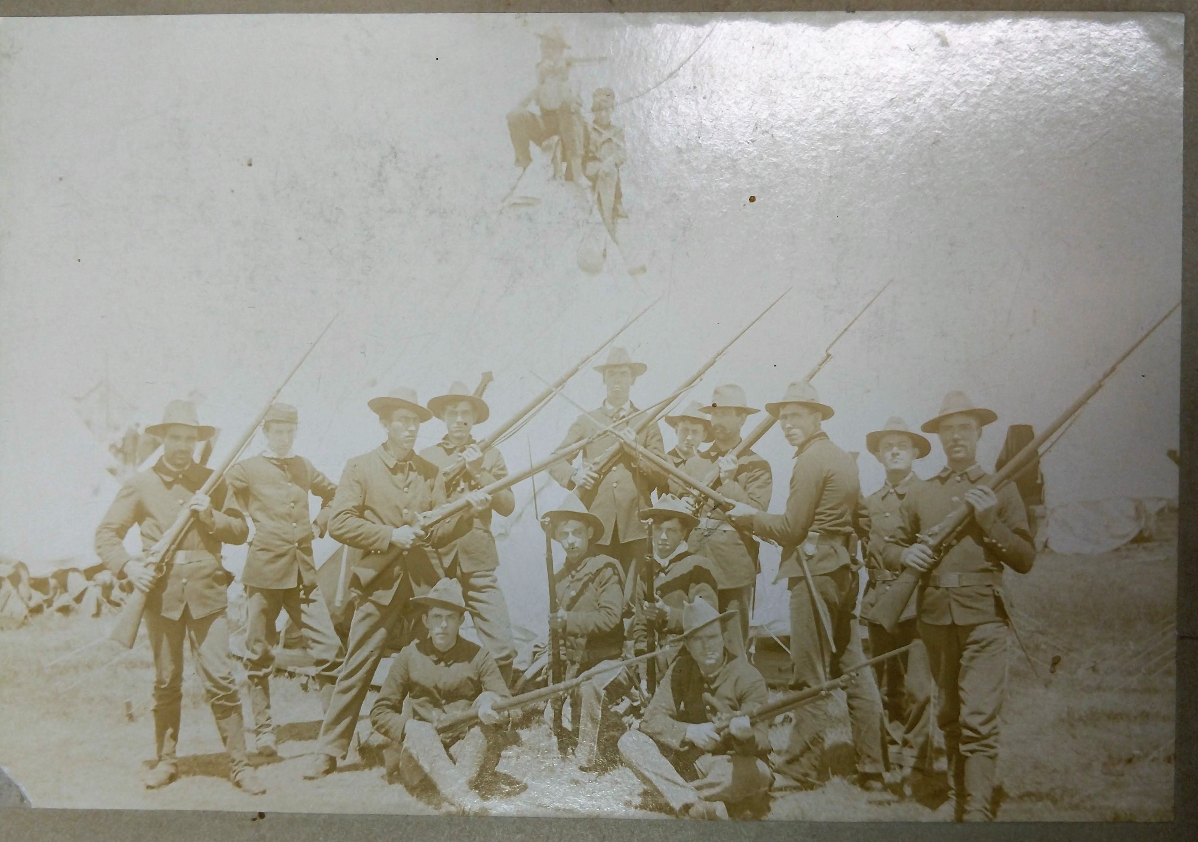 Troops at Camp Keyes Troops at Camp Keyes
